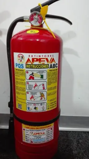 Extintor PQS ABC de 6 kg